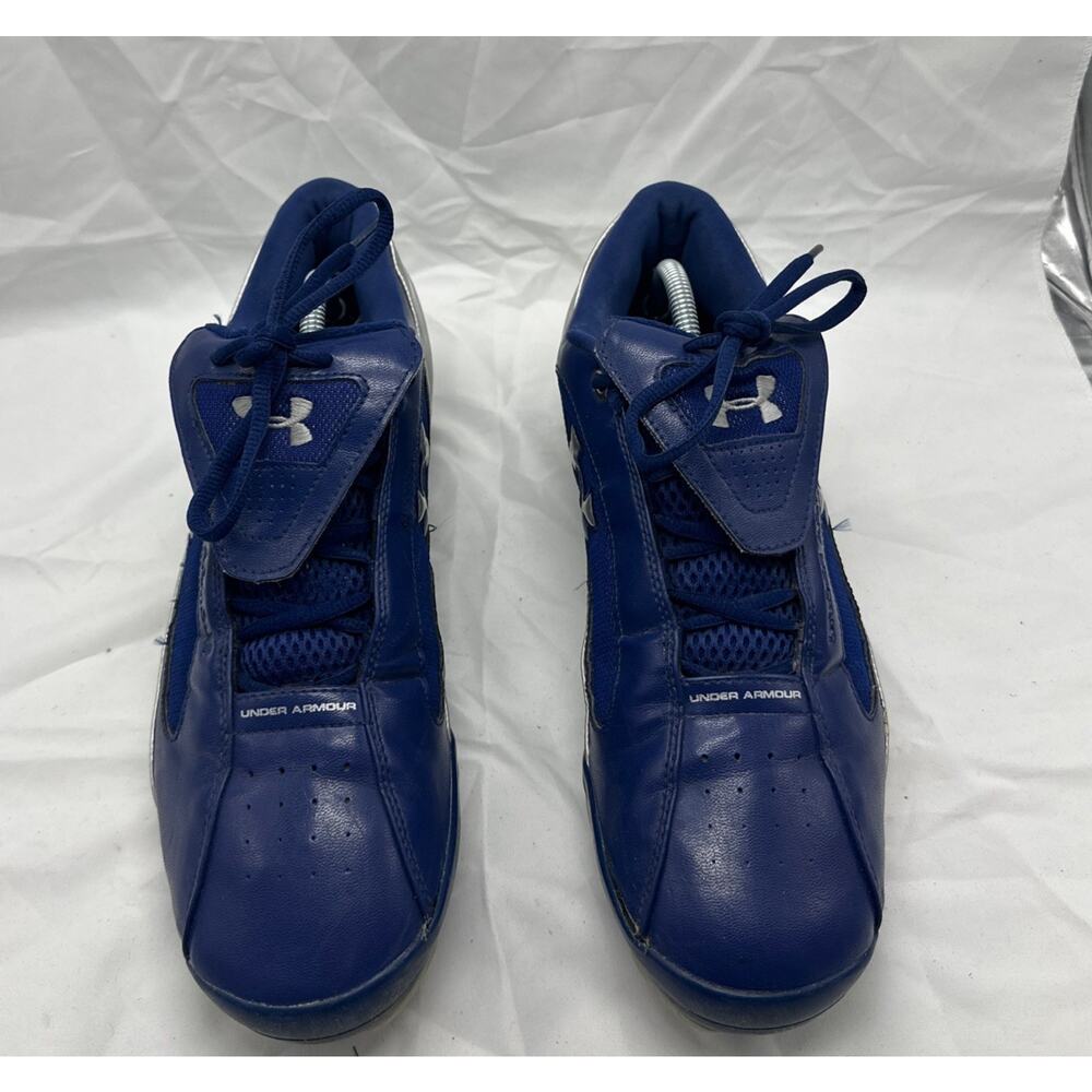 Under Armour Shose Size 11 Blue Dual Plate Technology Sport